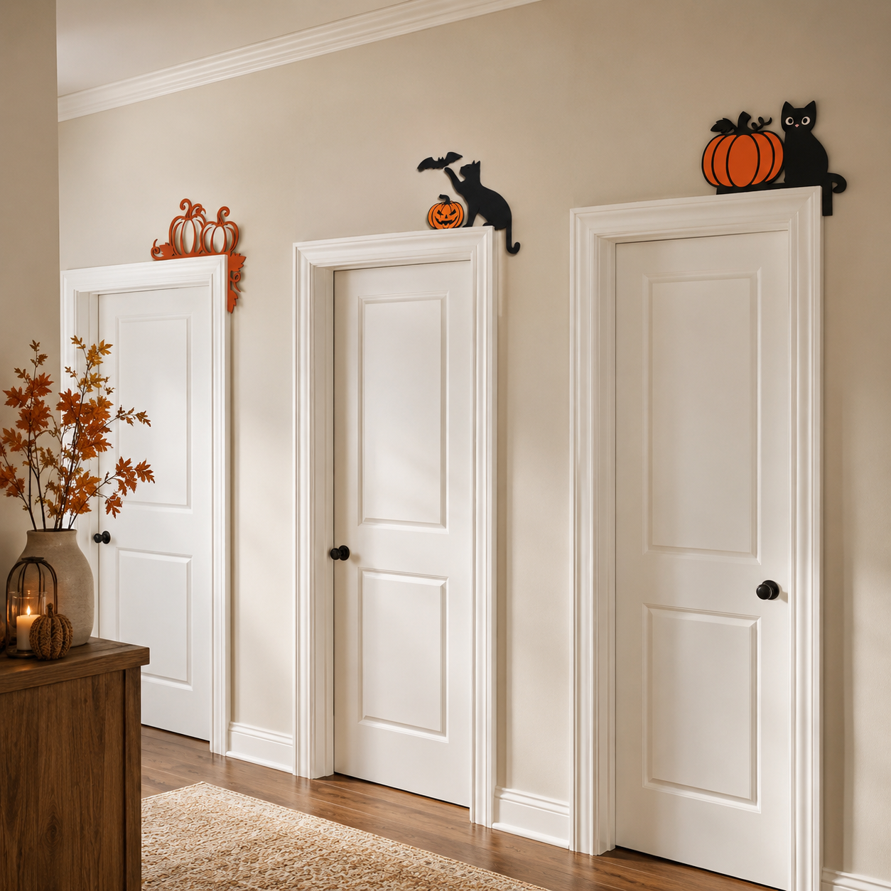 Fall & Halloween Metal Door Frame Toppers 🎃