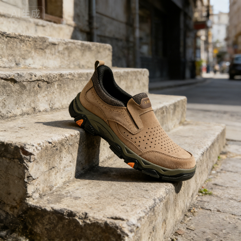 ⏰Last Day! 45% OFF 🔥GARB®Men's Genuine Leather Orthopedic Outdoor Breathable  Walking Shoes