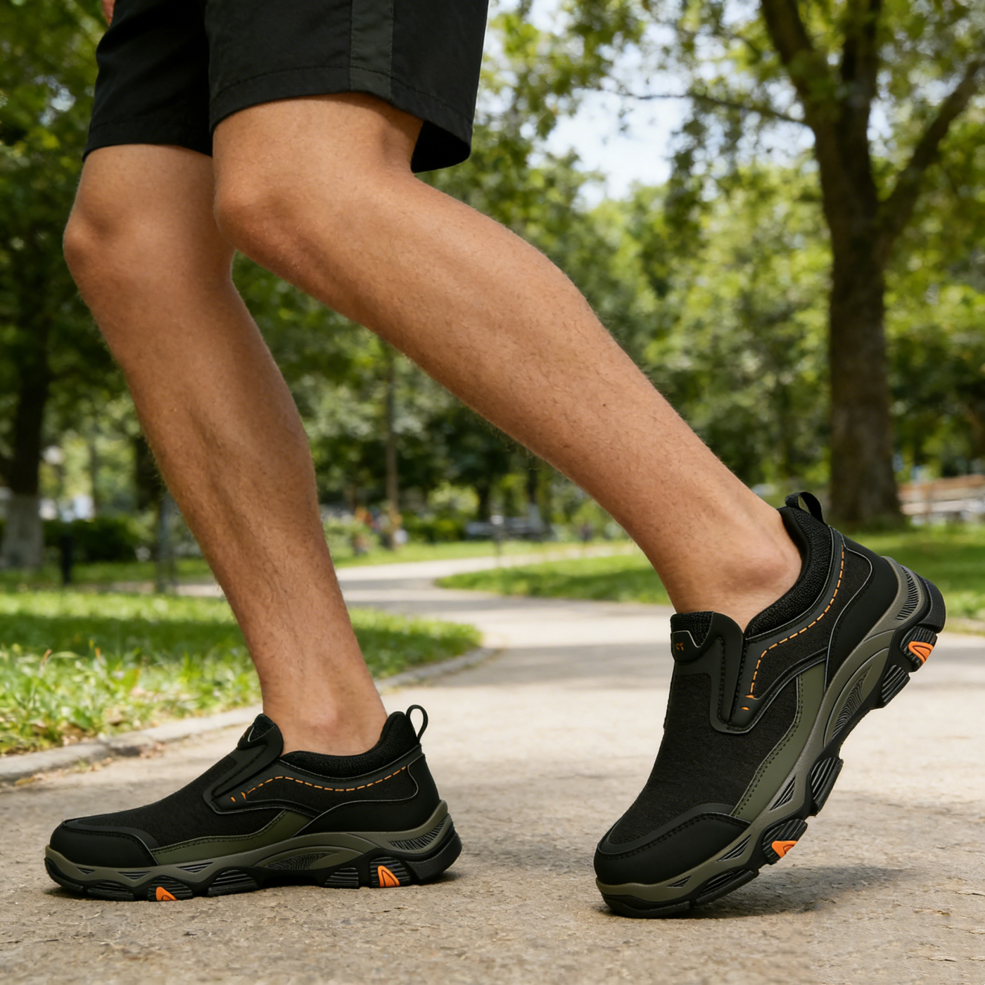⏰Last Day! 45% OFF 🔥GARB®Men's Genuine Leather Orthopedic Outdoor Breathable  Walking Shoes