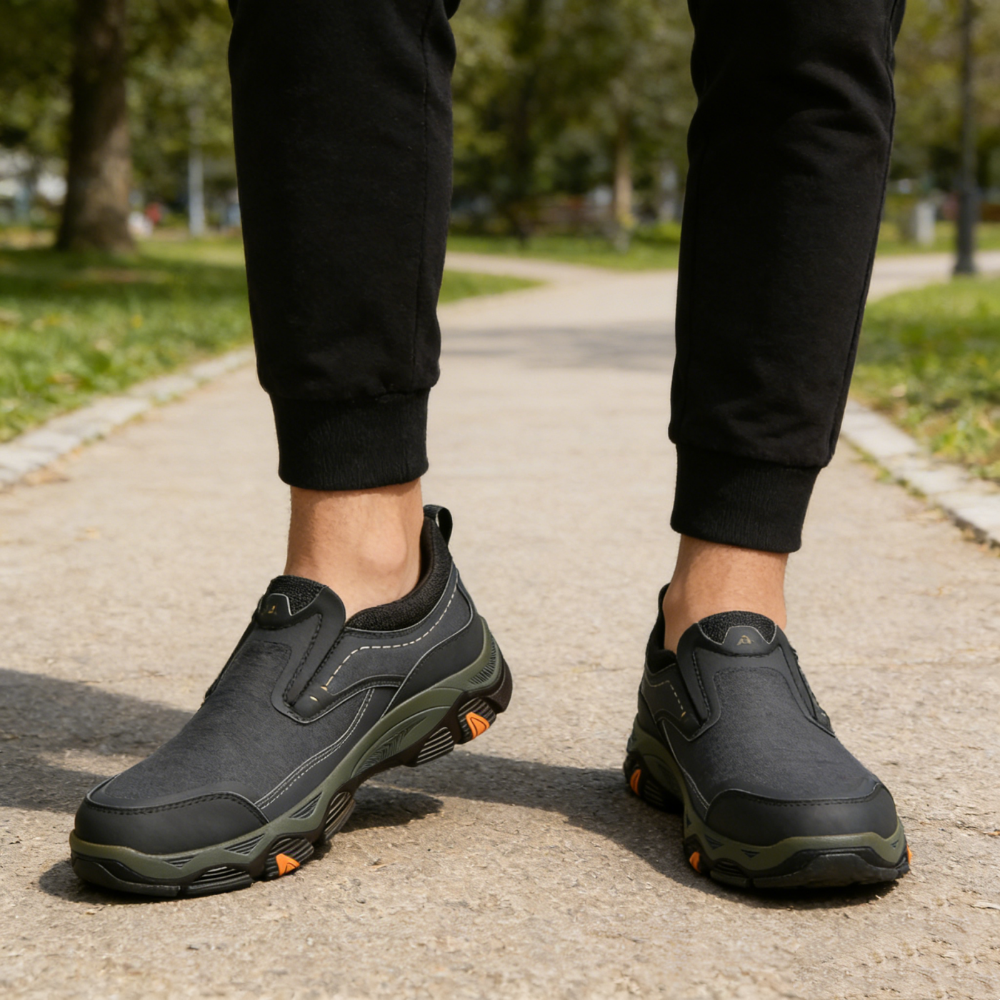 ⏰Last Day! 45% OFF 🔥GARB®Men's Genuine Leather Orthopedic Outdoor Breathable  Walking Shoes