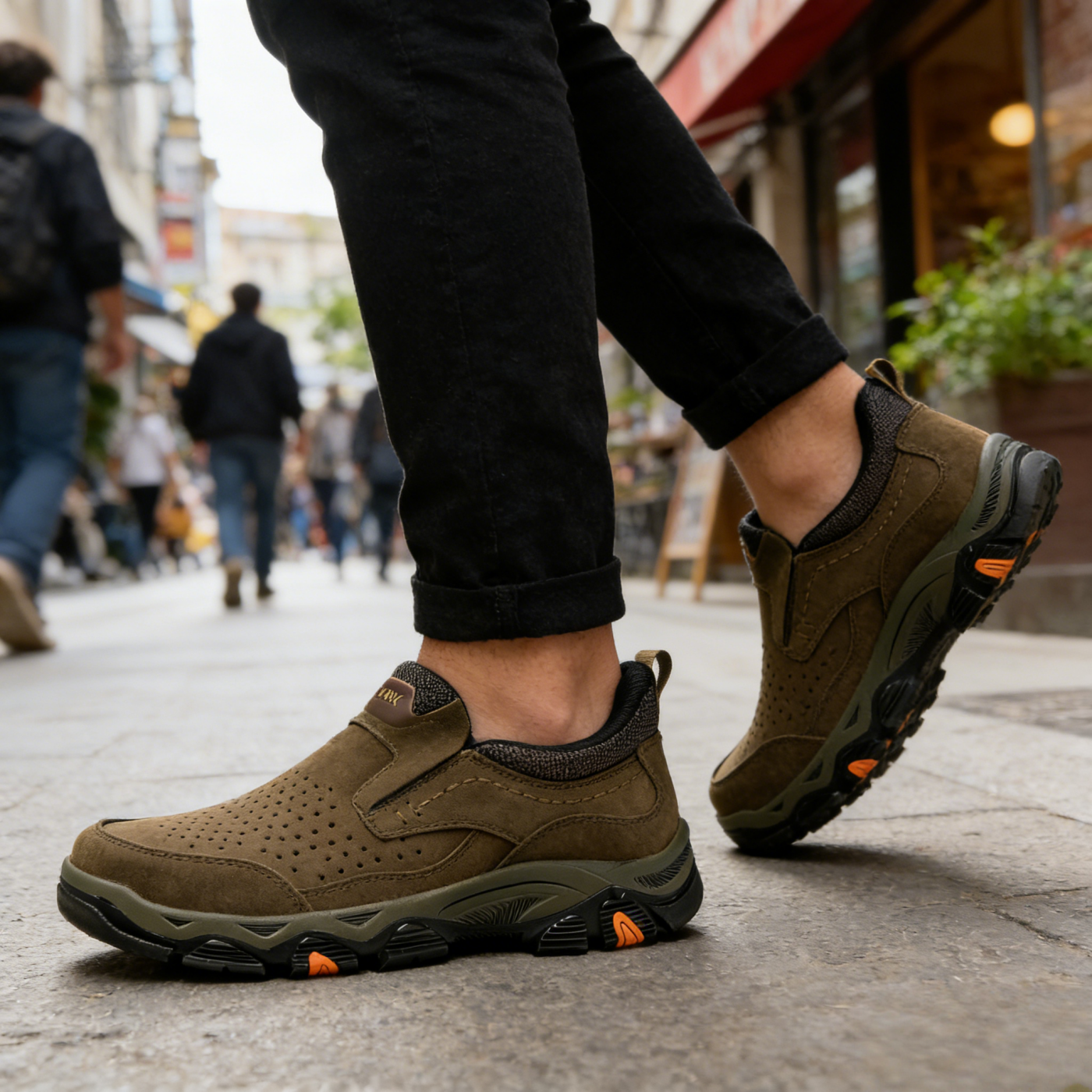 ⏰Last Day! 45% OFF  🔥GARB®Men's Handmade Cowhide Orthopedic Breathable Walking shoes