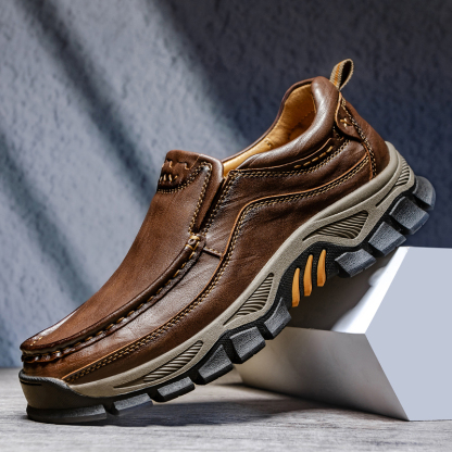 ⏰Last Day! 45% OFF 🔥TREKER®Men's Genuine Leather Orthopedic Outdoor Breathable  Walking Shoes