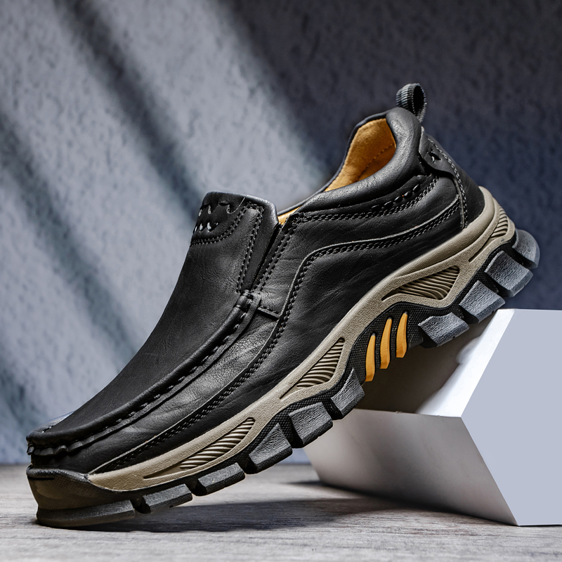 ⏰Last Day! 45% OFF 🔥TREKER®Men's Genuine Leather Orthopedic Outdoor Breathable  Walking Shoes