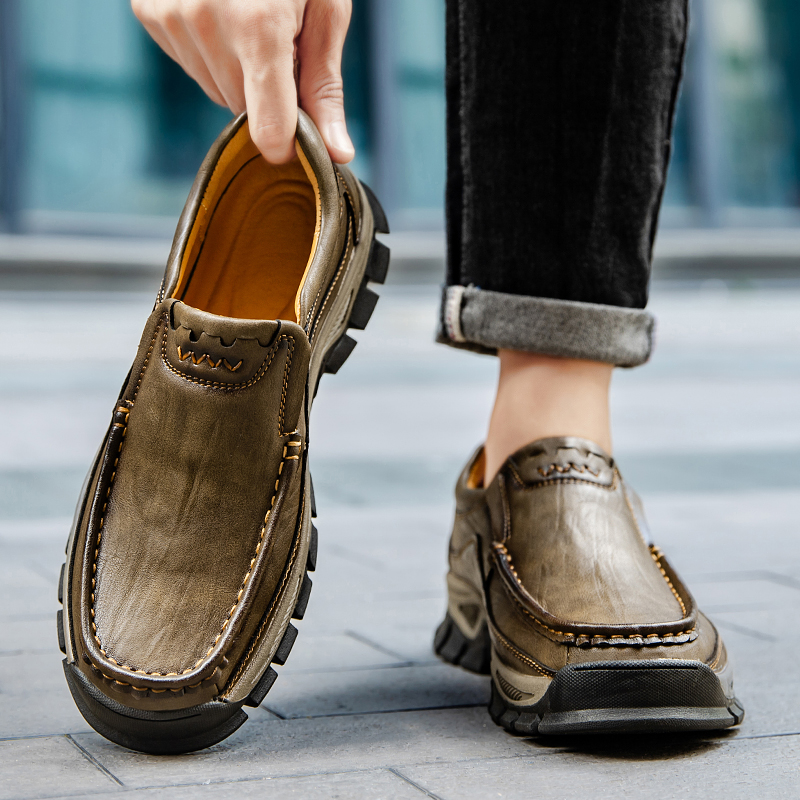 ⏰Last Day! 45% OFF 🔥TREKER®Men's Genuine Leather Orthopedic Outdoor Breathable  Walking Shoes
