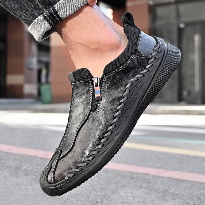 GARB Men's Handcfarted Cowhide Orthopedic Loafers