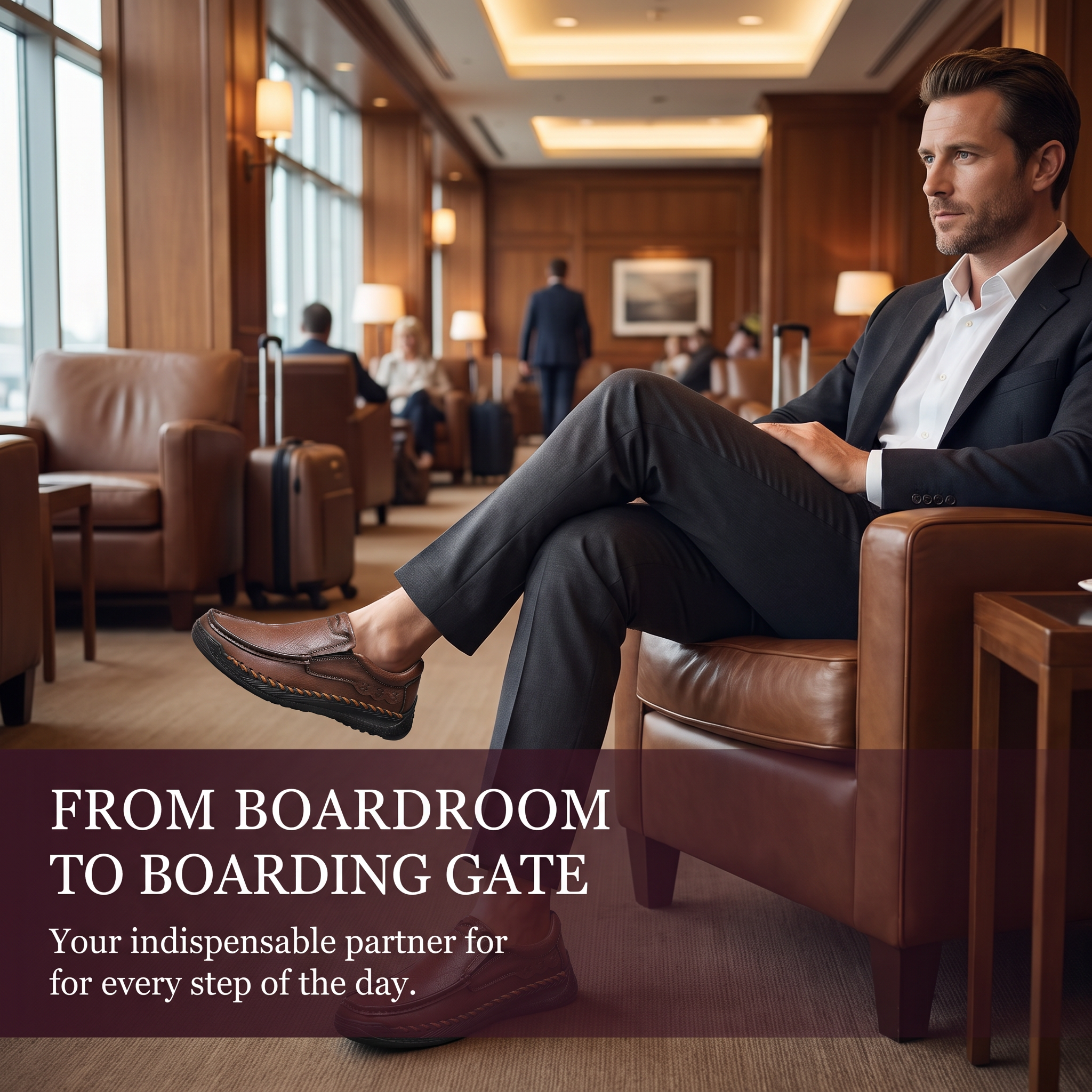 ⏰Last Day! 45% OFF 🔥TREKER® Hand-Stitched Slip-on Men's Leather Shoes