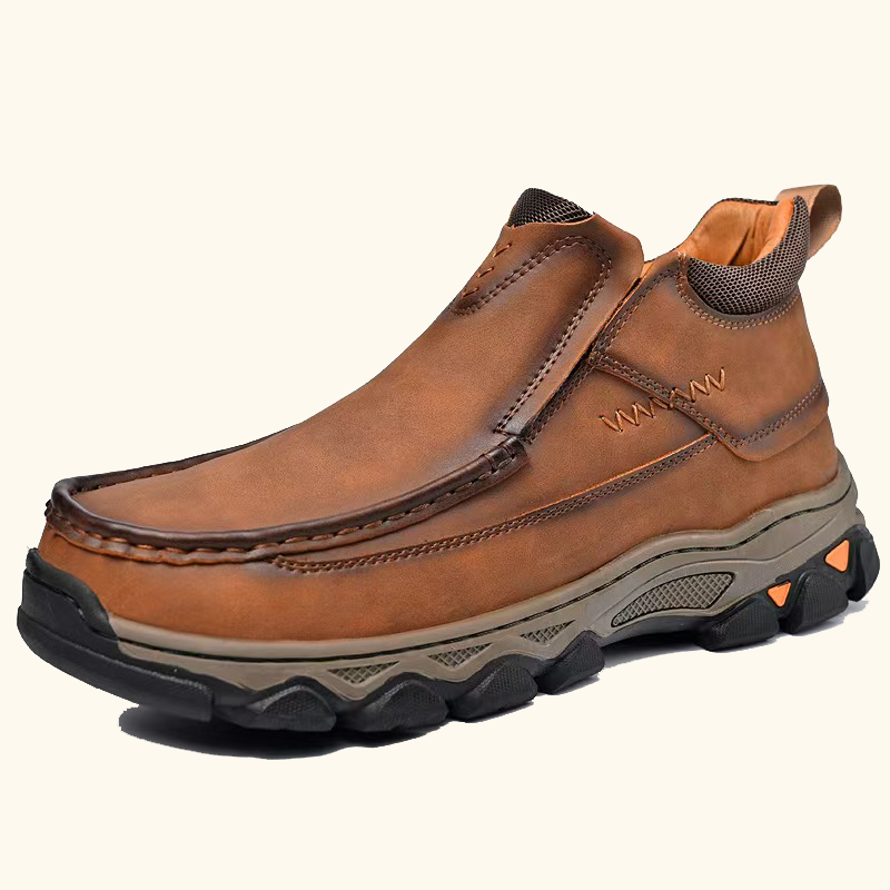 TREKER® Men's Orthopedic Genuine Leather Walking Boots