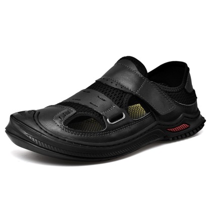 GARB Mens Handcrafted Cowhide Breaathable Orthopedic Outdoor Sandals