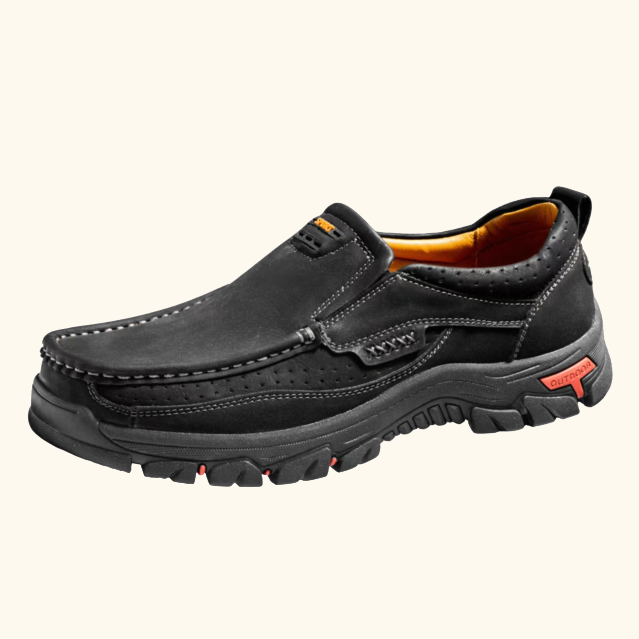 ⏰Last Day! 45% OFF 🔥TREKER®Rugged Handsewn Cowhide Slip-on Shoes