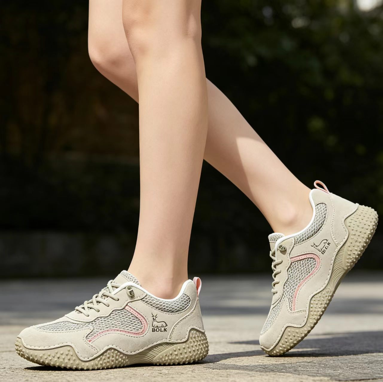 ⏰Promotion -45% OFF🔥TREKER®Women's Breathable Mesh Nubuck Leather Walking Shoes