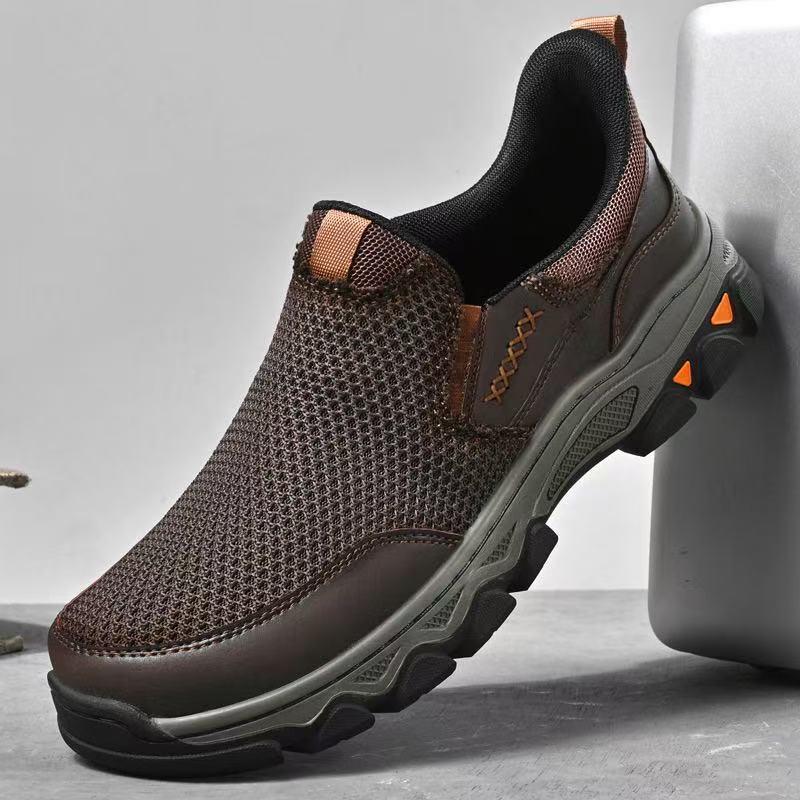 ⏰Last Day! 45% OFF  🔥MANTRAFF®Men's Handmade Genuine Leather Outdoor Breathable Walking Shoes