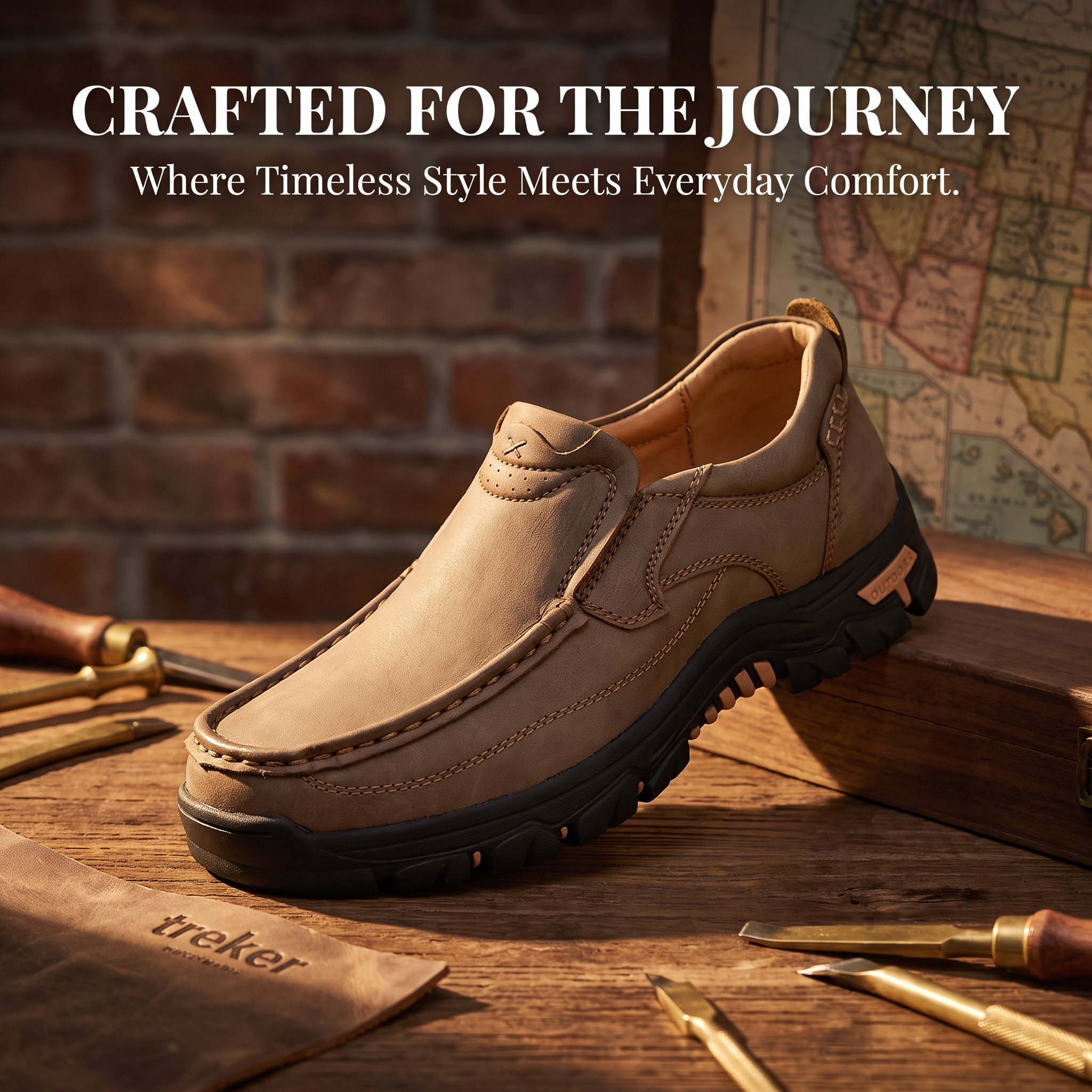 ⏰Last Day! 45% OFF 🔥TREKER®  Handcrafted Ortho Cowhide Loafers