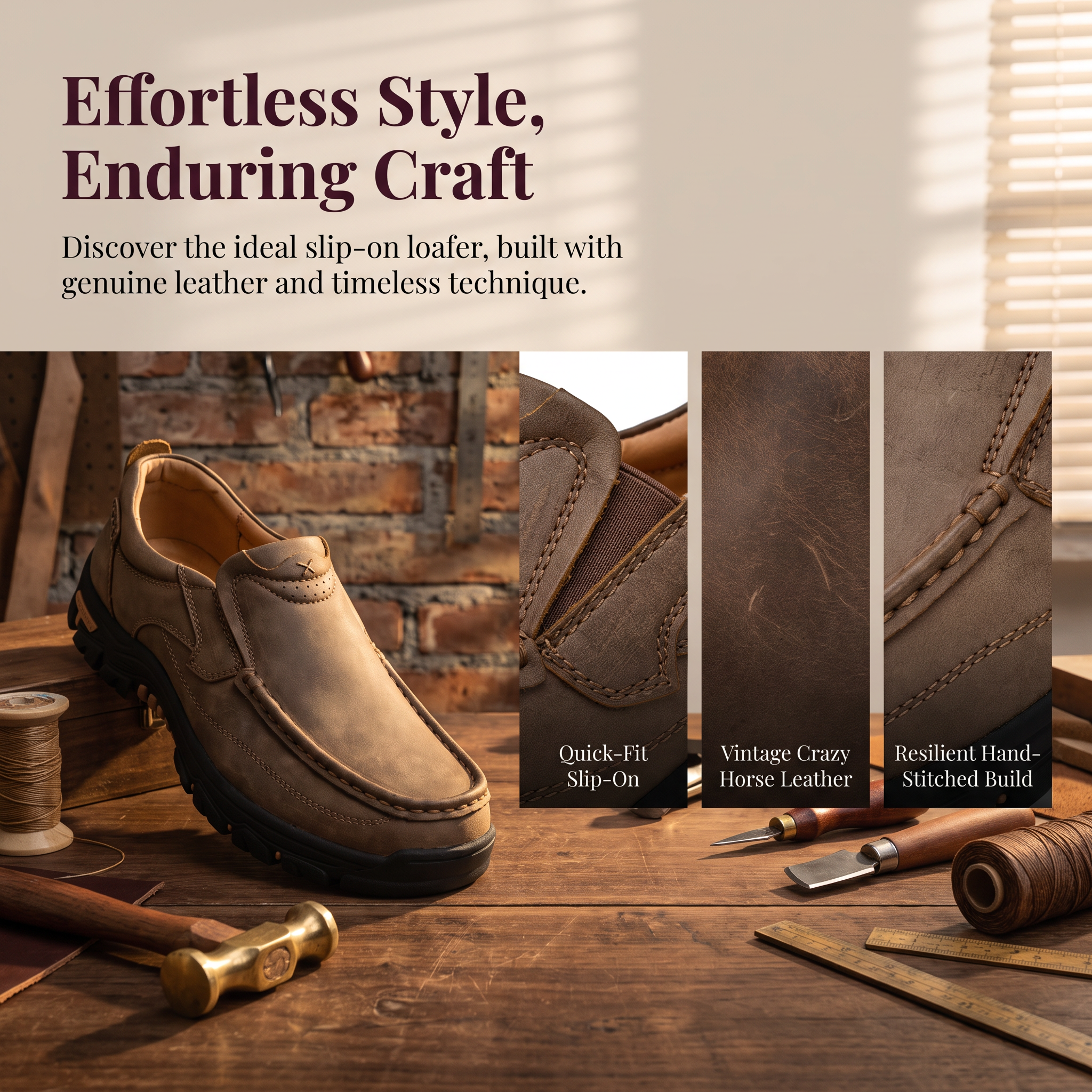 ⏰Last Day! 45% OFF 🔥TREKER®  Handcrafted Ortho Cowhide Loafers