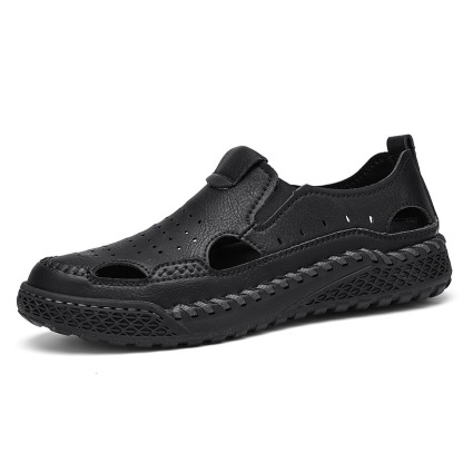 Men Handmade Genuine Leather Breathable Loafers by GARB 