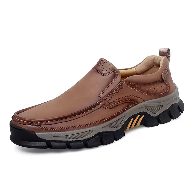 ⏰Last Day! 45% OFF 🔥GARB®Men's Genuine Leather Outdoor Slip-On Loafers with Arch Support & Wide Toe Box