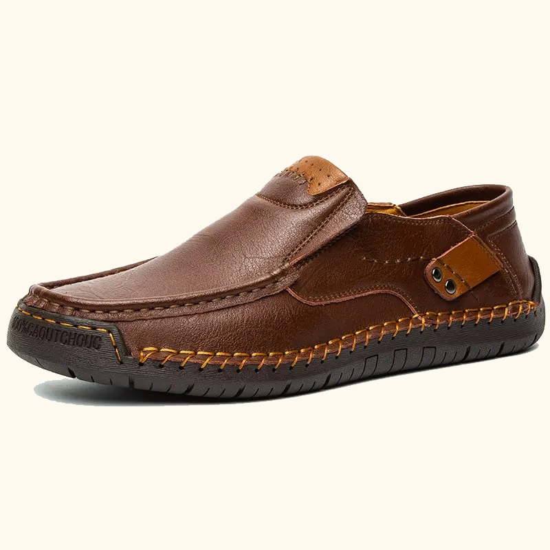   TREKER® Hand-Stitched Slip-on Men's Leather Shoes