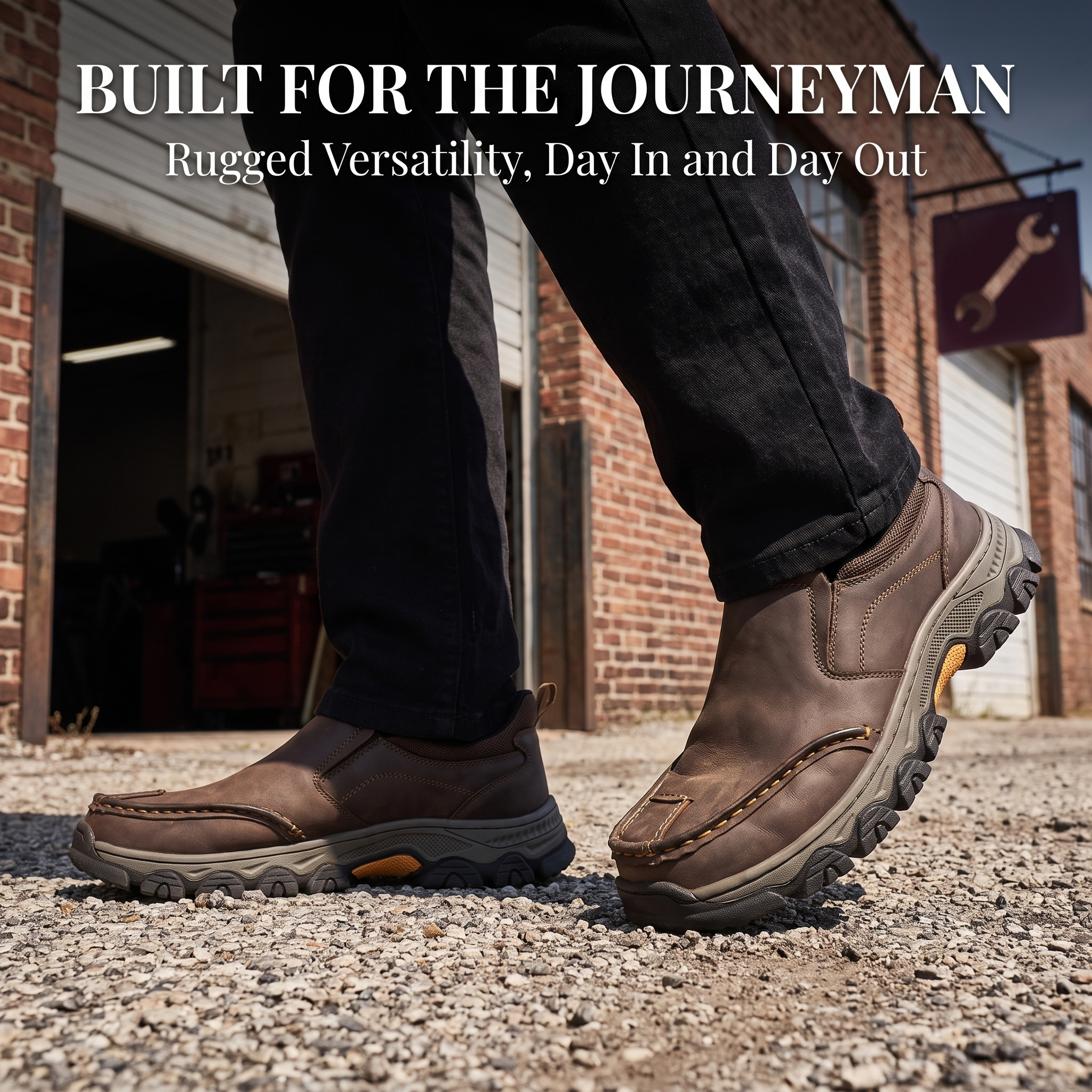 ⏰Last Day! 45% OFF  🔥VELTOE® Men's Genuine Leather Walking Shoes with Arch Support & Wide Toe Box