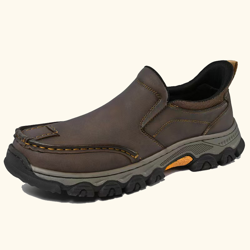 ⏰Last Day! 45% OFF  🔥VELTOE® Men's Genuine Leather Walking Shoes with Arch Support & Wide Toe Box