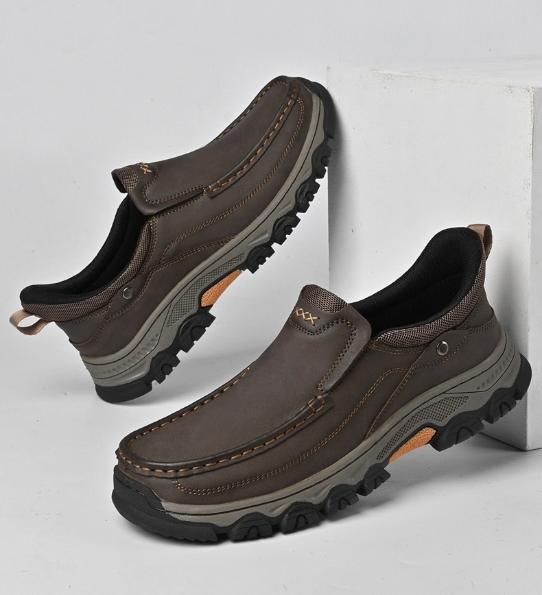 ⏰Last Day! 45% OFF 🔥TREKER®Men's Genuine Leather Orthopedic Outdoor Breathable  Walking Shoes