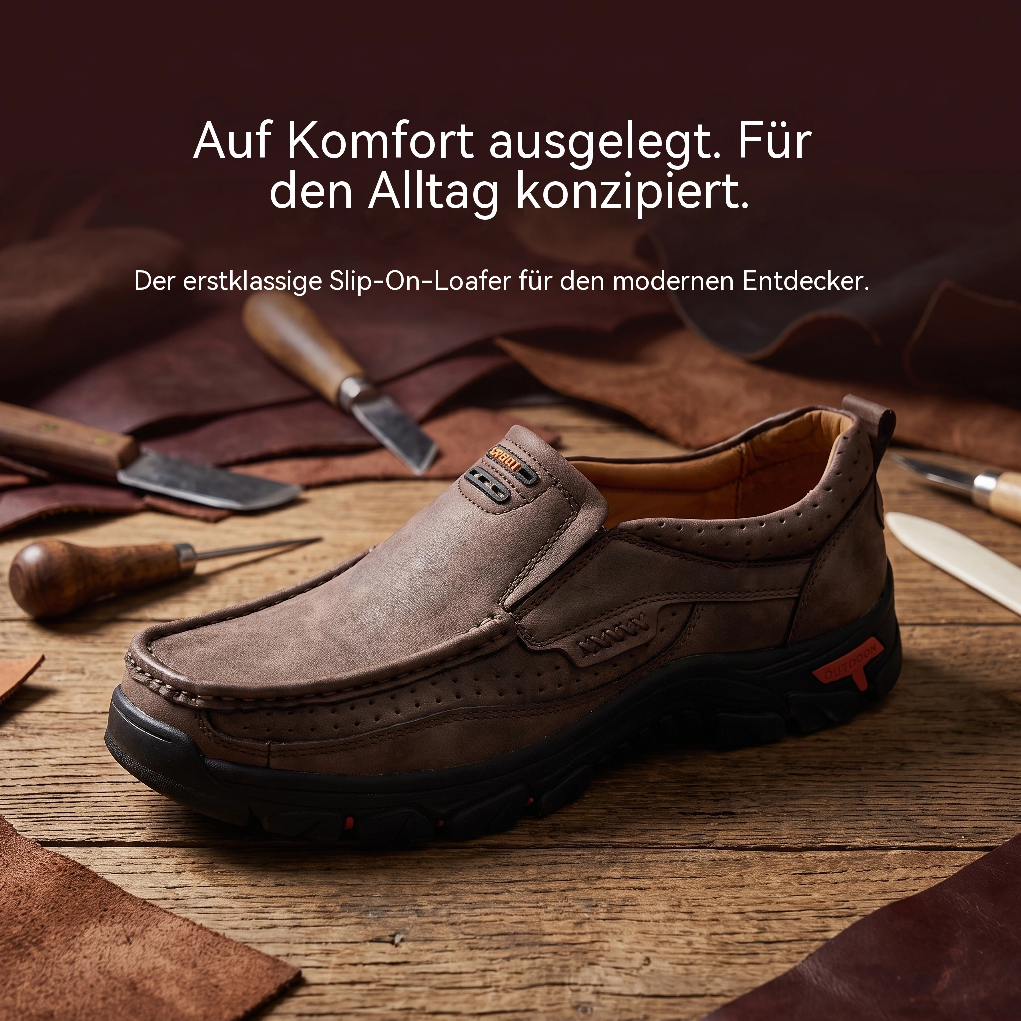   MANTRAFF®Outdoor Air Cowhide Loafer