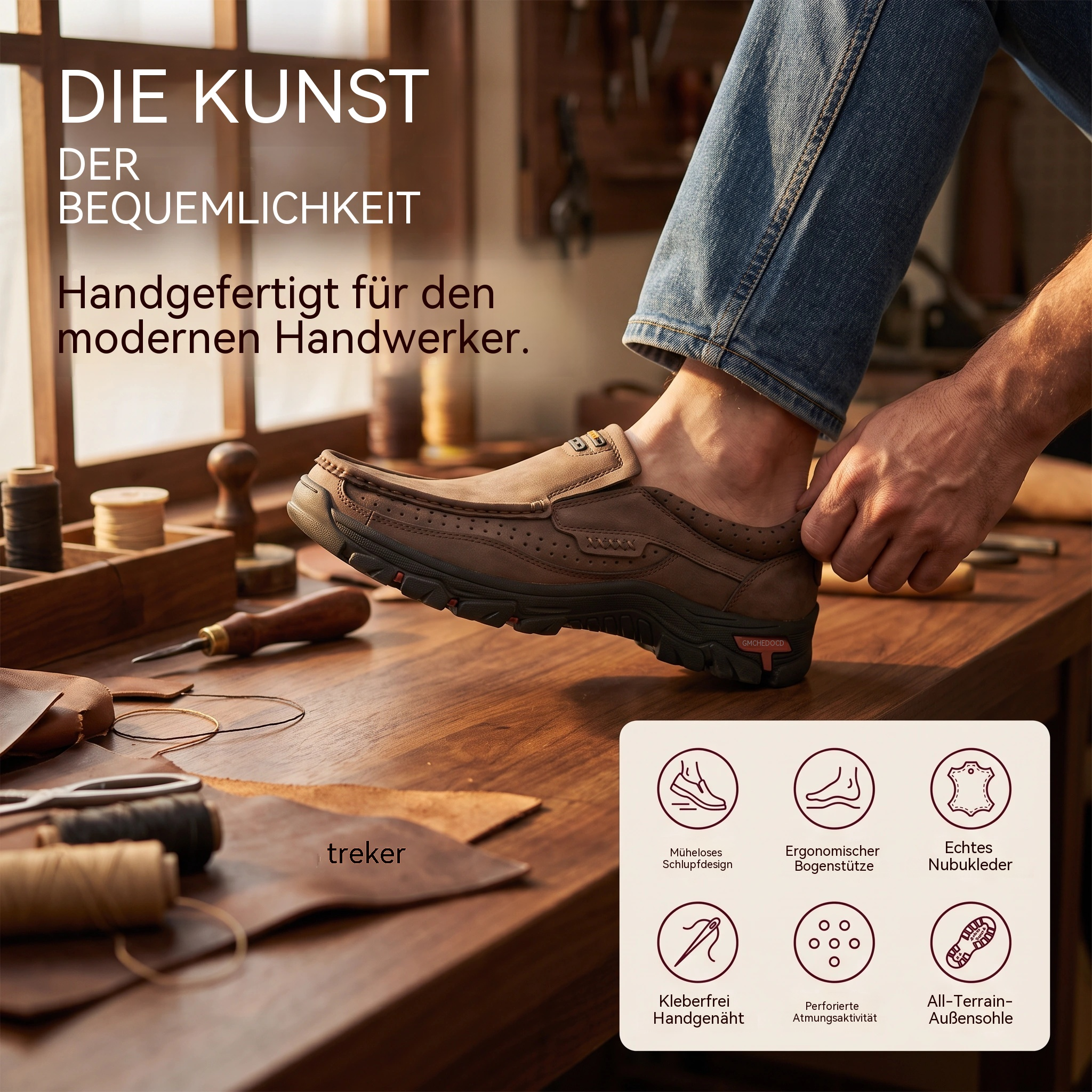   MANTRAFF®Outdoor Air Cowhide Loafer