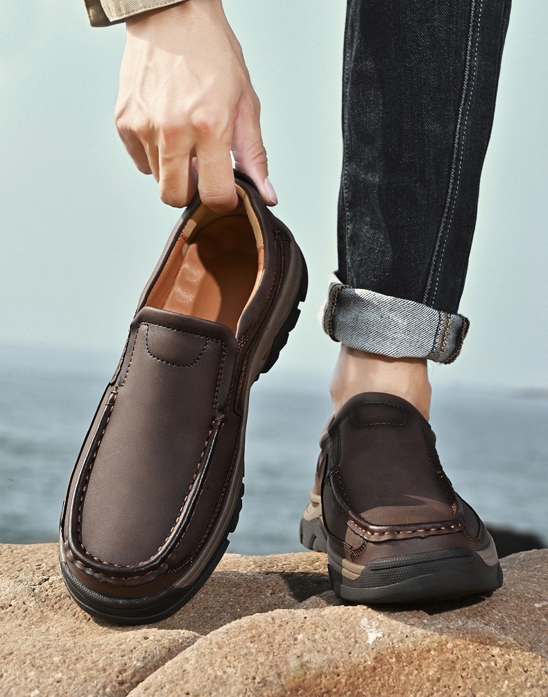 ⏰Last Day! 45% OFF 🔥TREKER®Men's Genuine Leather Orthopedic Outdoor Breathable  Walking Shoes