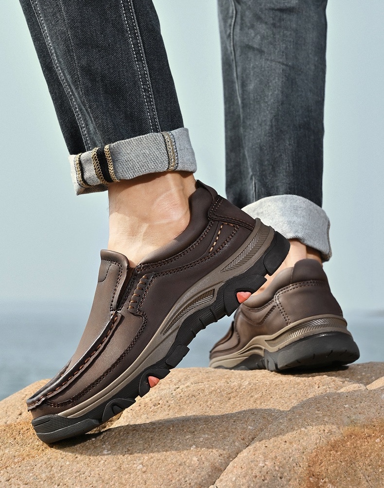 ⏰Last Day! 45% OFF 🔥TREKER®Men's Genuine Leather Orthopedic Outdoor Breathable  Walking Shoes