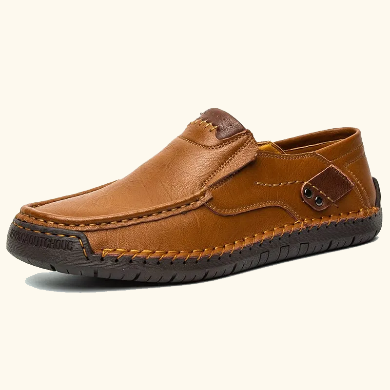   TREKER® Hand-Stitched Slip-on Men's Leather Shoes