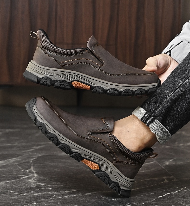 ⏰Last Day! 45% OFF 🔥TREKER®Men's Genuine Leather Orthopedic Outdoor Breathable  Walking Shoes