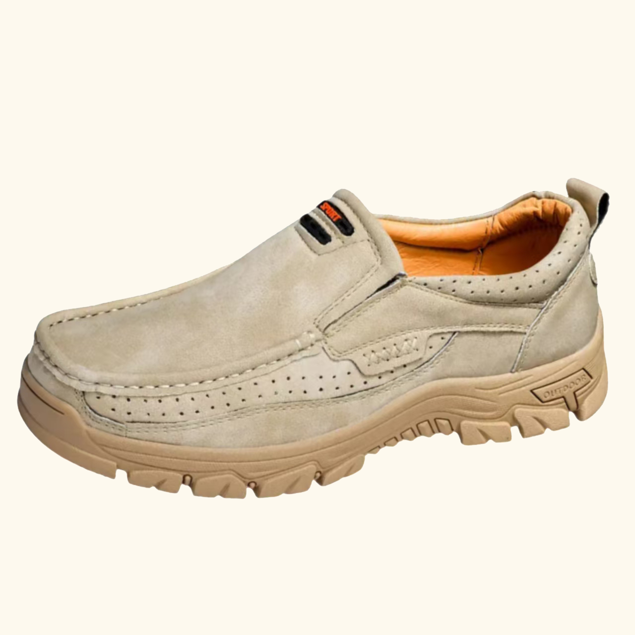 ⏰Last Day! 45% OFF 🔥TREKER®Rugged Handsewn Cowhide Slip-on Shoes