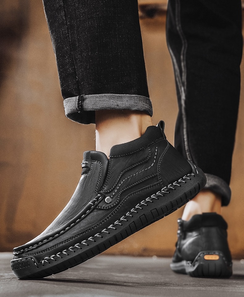 ⏰Last Day! 45% OFF  🔥TREKER®Men's Handmade Genuine Leather Outdoor Breathable Walking Shoes