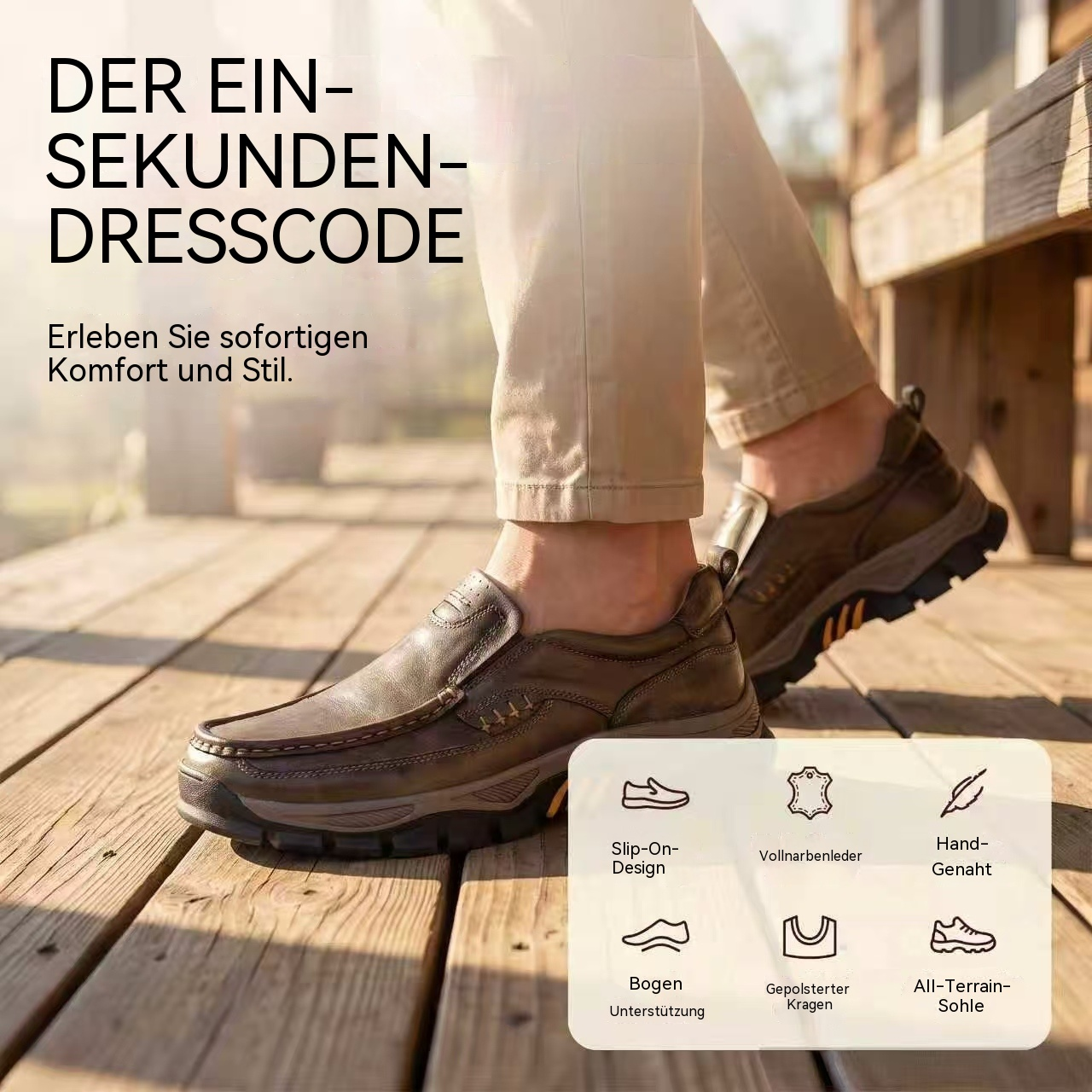 ⏰Last Day!45% OFF  TREKER® Men's Genuine Leather Walking Shoes