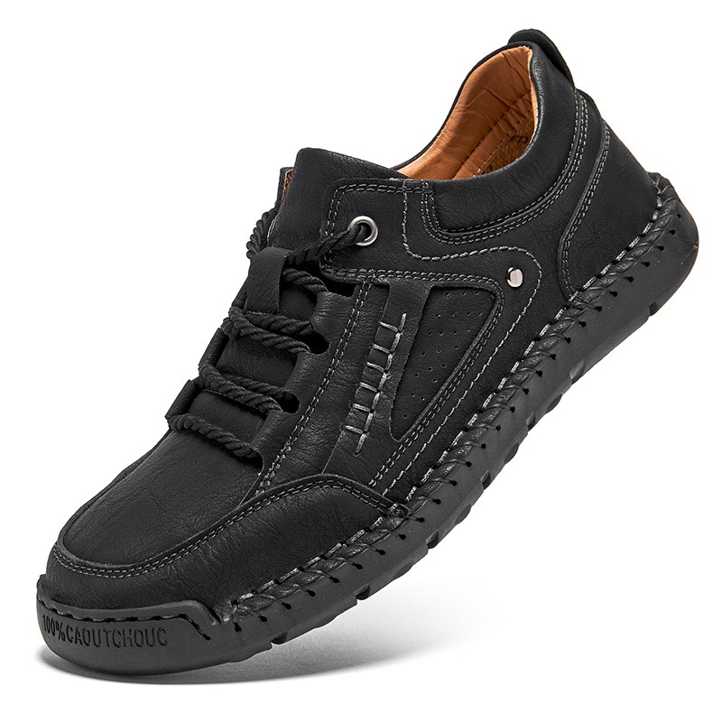 GARB Mens Handcrafted Genuine Leather Orthopedic Loafers