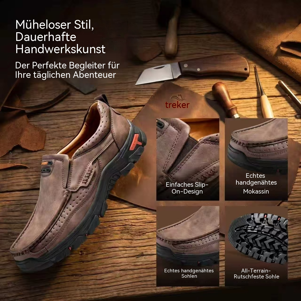   MANTRAFF®Outdoor Air Cowhide Loafer