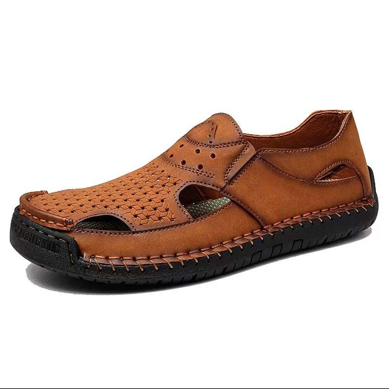⏰Last Day! 45% OFF 🔥TREKER®Men's Handmade Breathable No-glue Orthopedic Sandals