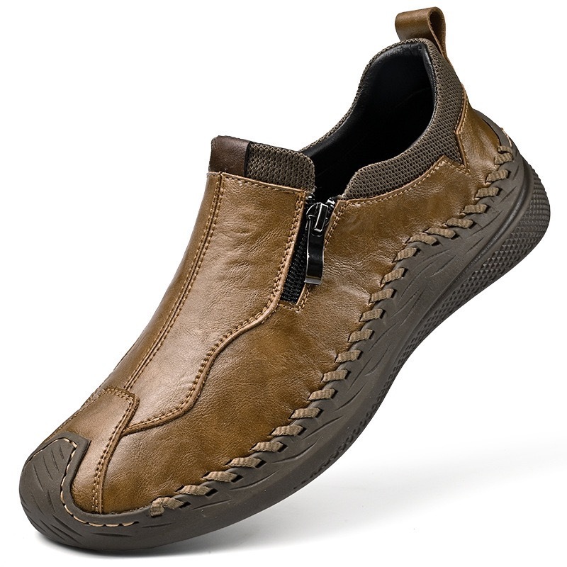 GARB Men's Handcfarted Cowhide Orthopedic Loafers