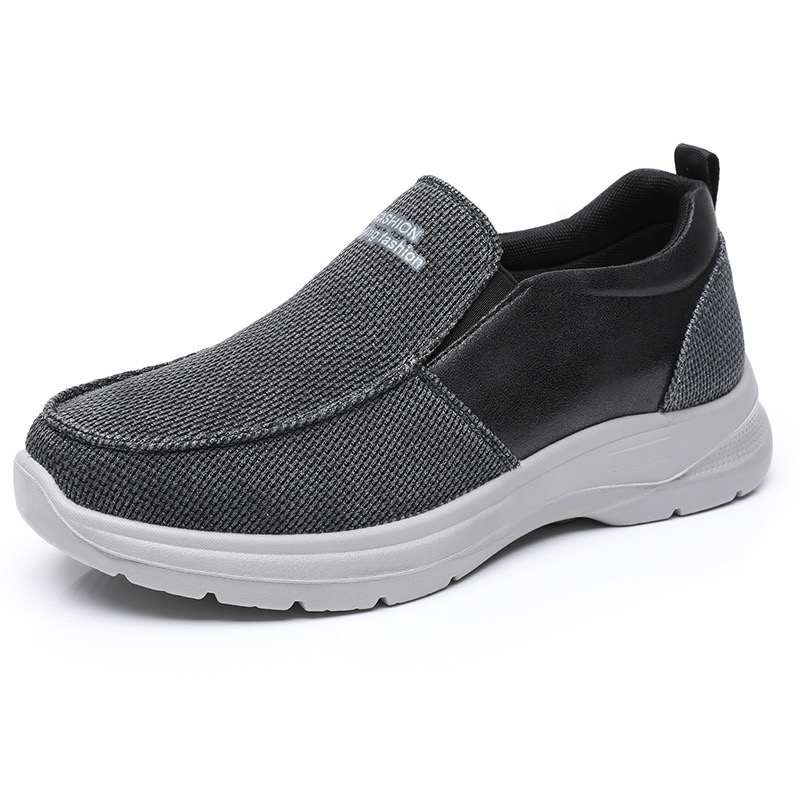 Men Breathable Orthopedic Slip-On Canvas Shoes