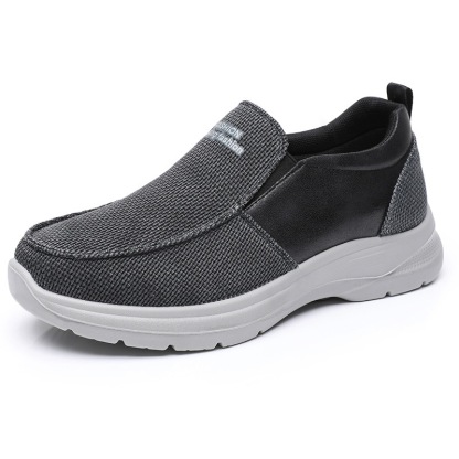 Men Breathable Orthopedic Slip-On Canvas Shoes