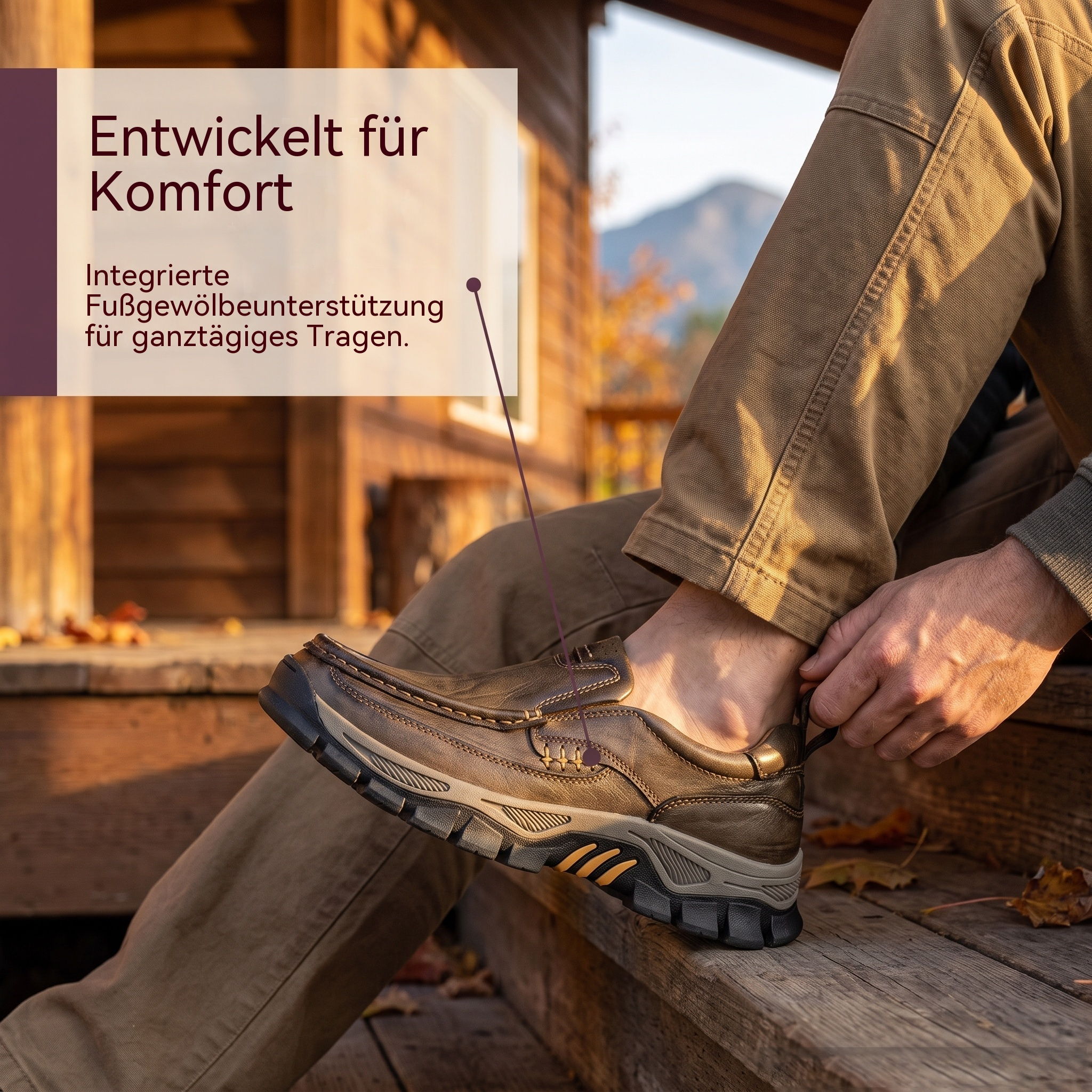 ⏰Last Day!45% OFF  TREKER® Men's Genuine Leather Walking Shoes