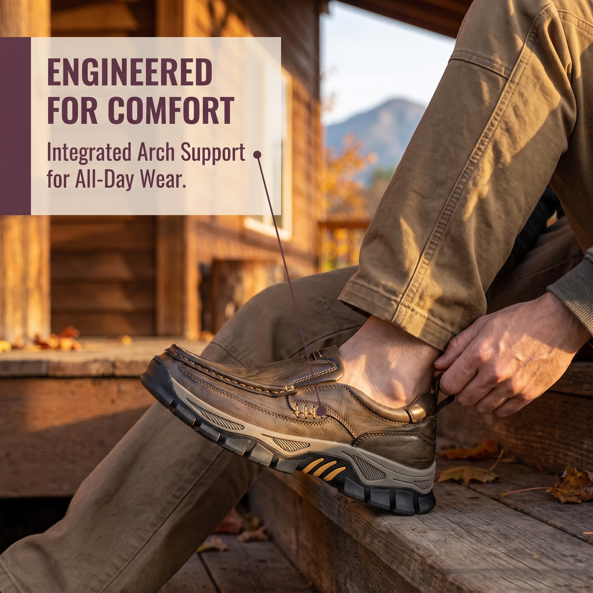 ⏰Last Day!45% OFF 🔥VELTOE® Men's Genuine Leather Walking Shoes