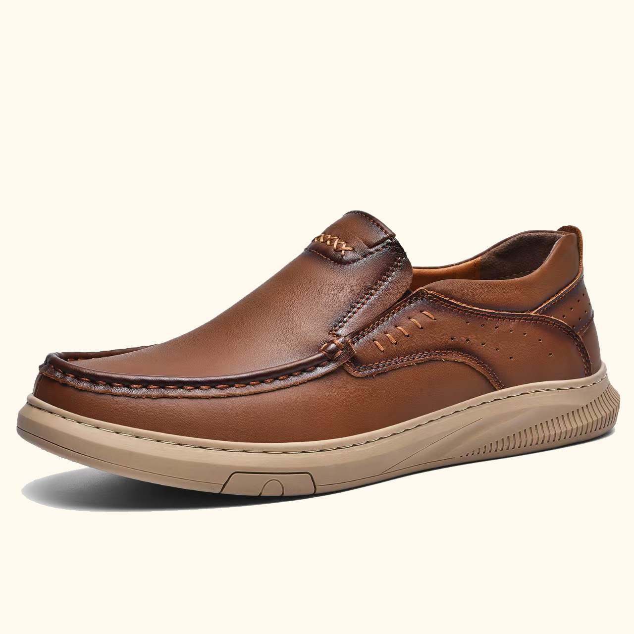 [Copy]⏰Last Day! 45% OFF 🔥TREKER® Hand Stitched Cowhide Slip-on