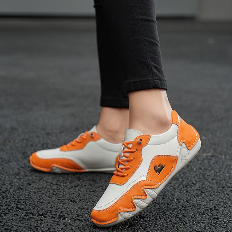 ⏰Promotion -45% OFF🔥TREKER®Women's Two-Tone Leather Octopus Sole Casual Shoes