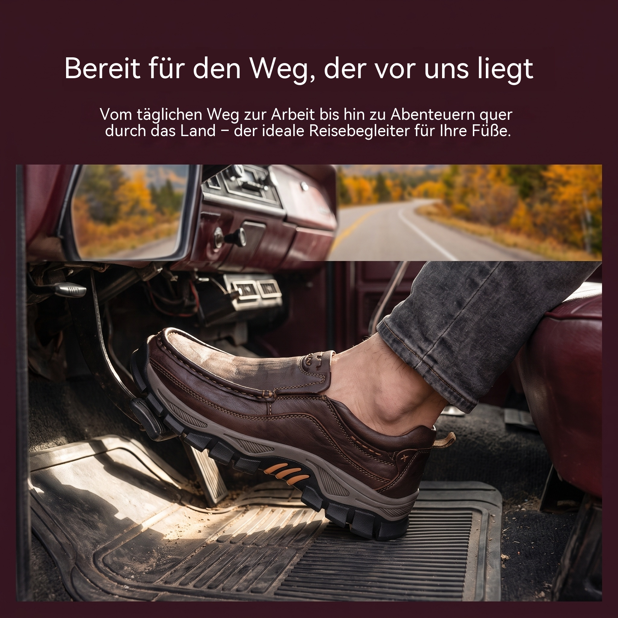 ⏰Last Day!45% OFF  VELTOE® Men's Handmade Genuine Leather Orthopedic Walking Shoes