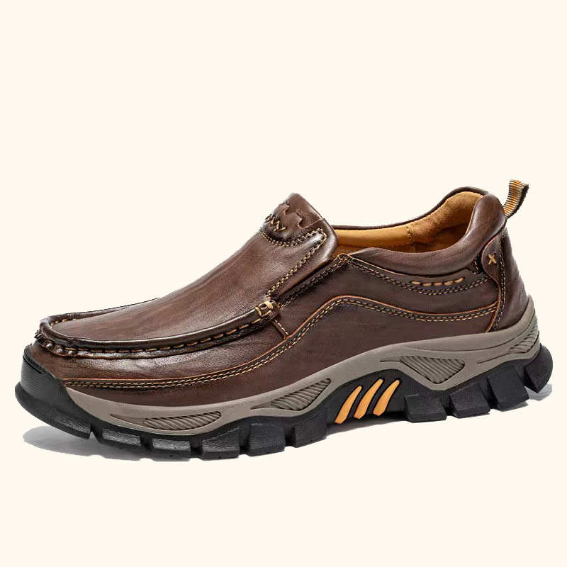 ⏰Last Day!45% OFF 🔥VELTOE® Men's Handmade Genuine Leather Orthopedic Walking Shoes