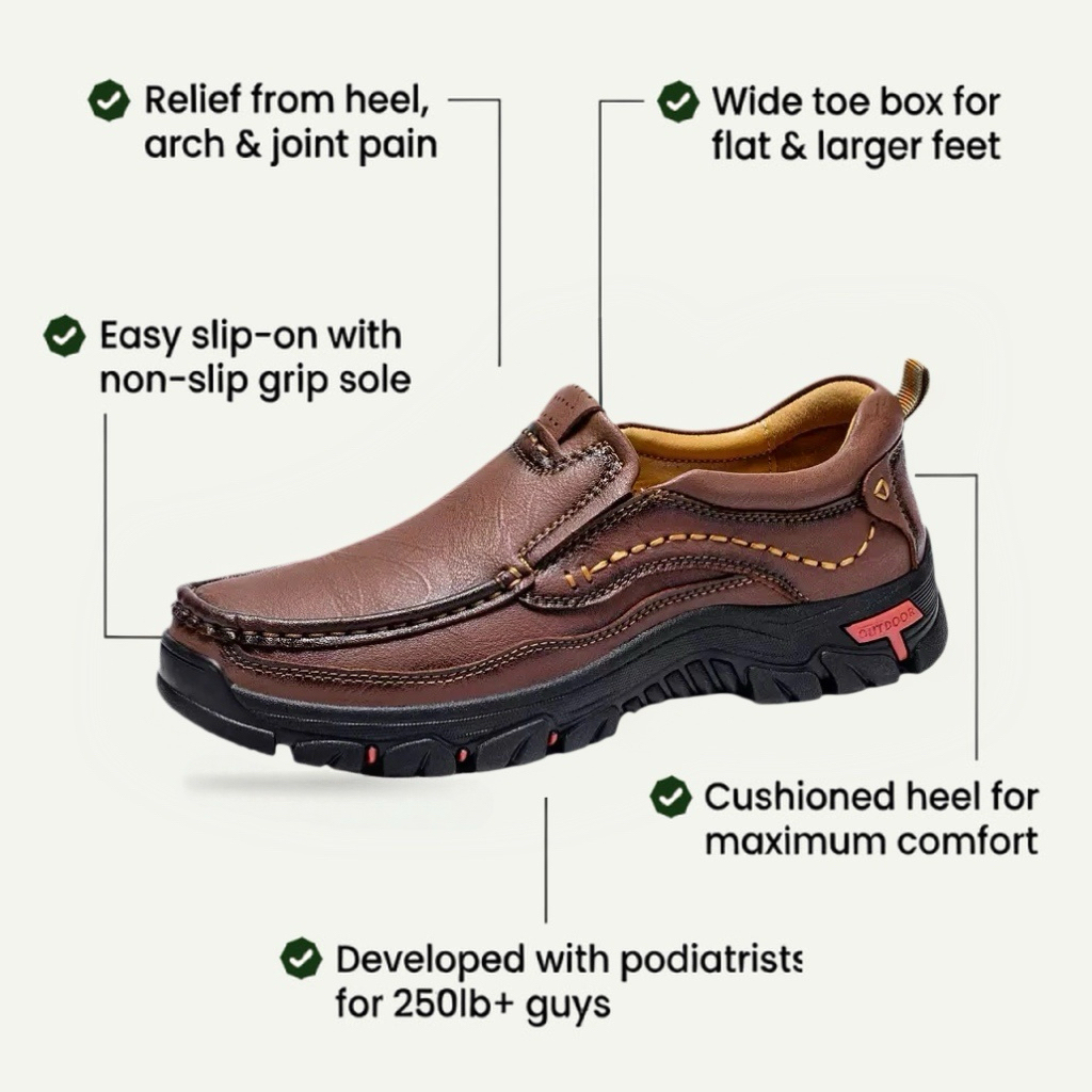 GARB®-HarborStride Leather Hands-Free Step-In Walkers