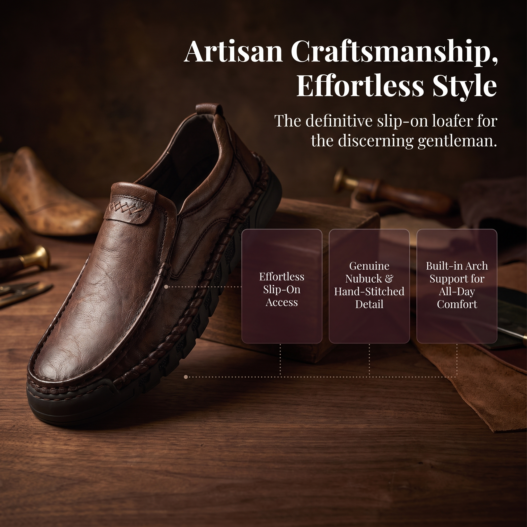 ⏰Last Day! 45% OFF 🔥TREKER®Artisan Weave Casual Leather Shoe