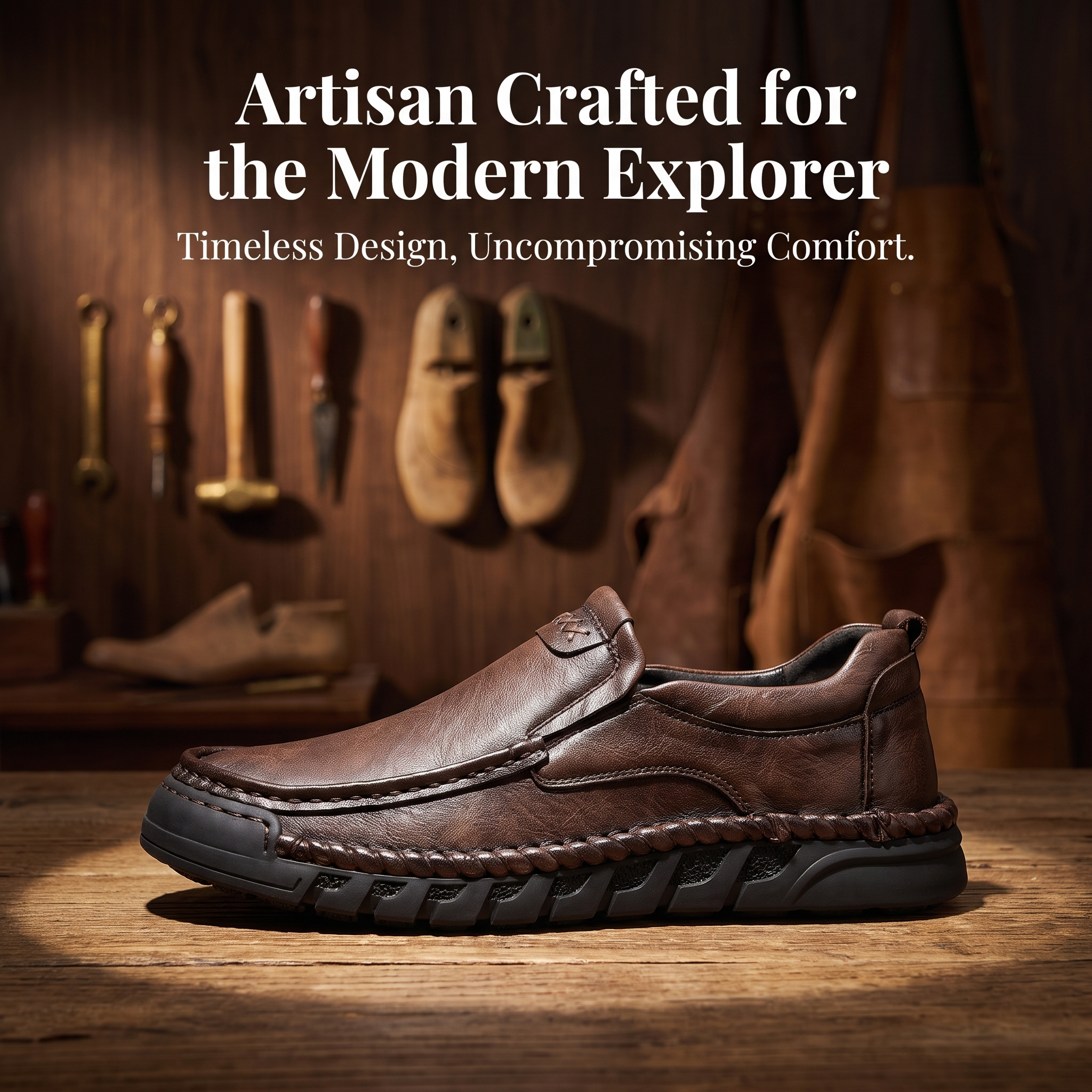 ⏰Last Day! 45% OFF 🔥TREKER®Artisan Weave Casual Leather Shoe