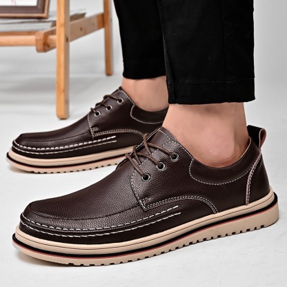 GARB Men's Handmade Cowhide Orthopedic Loafers