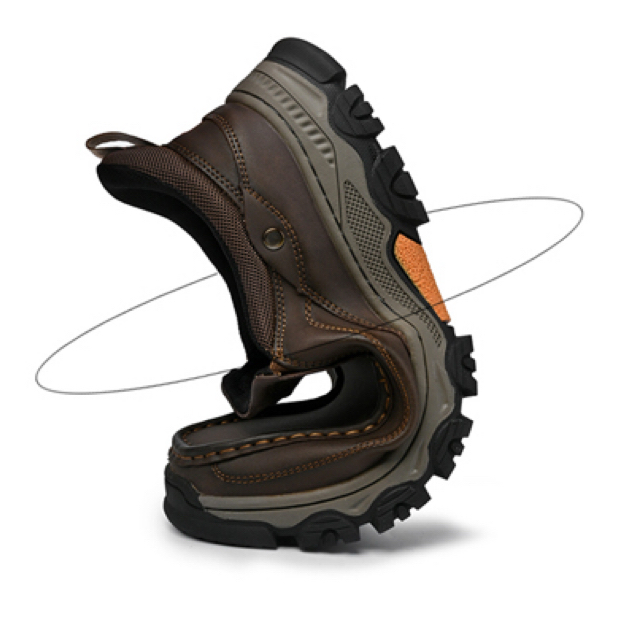 MANTRAFF®Men's Handmade Genuine Leather Orthopedic Walking Shoes