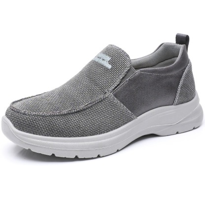 Men Breathable Orthopedic Slip-On Canvas Shoes